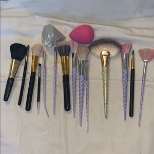 💓16 piece makeup brush set bundle💓